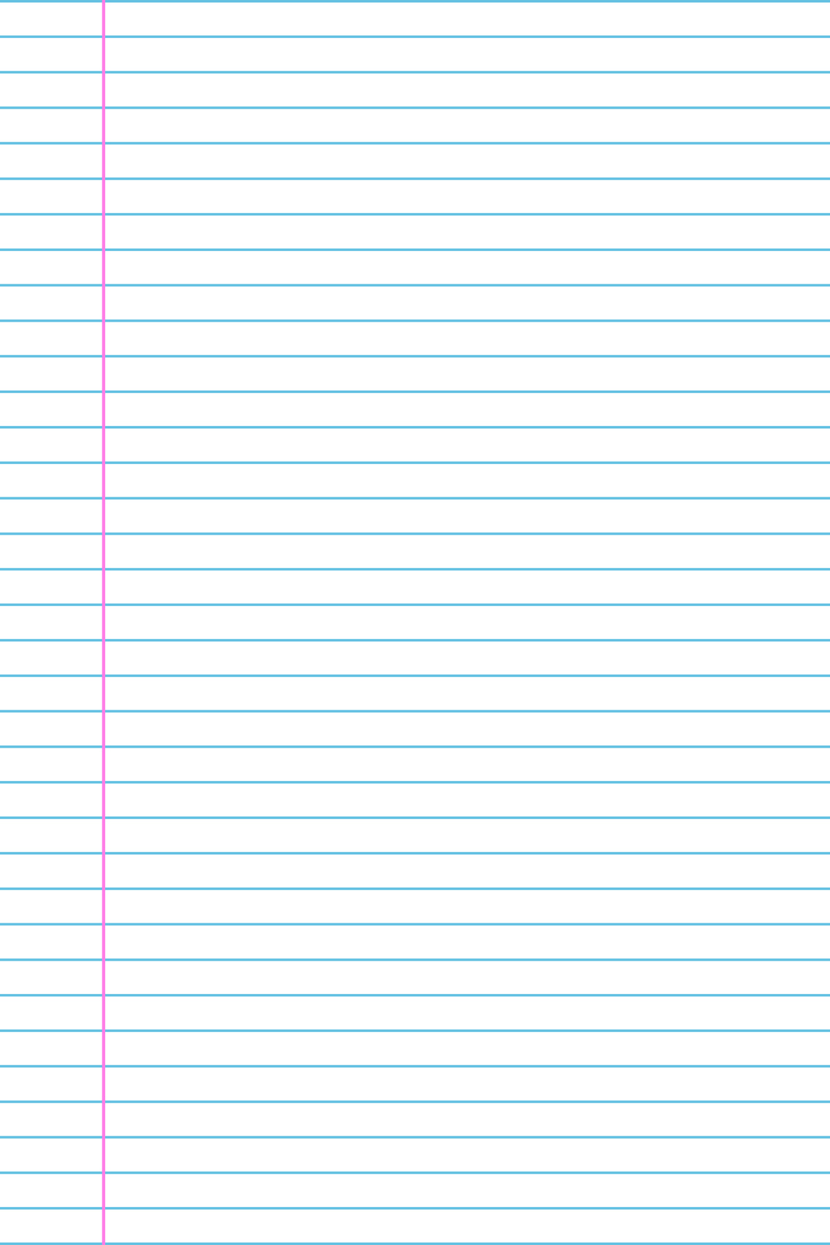 Notebook paper background. Line note document